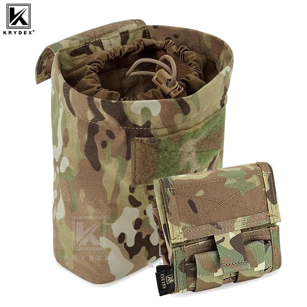 Tactical Dump Pouch Foldable Drop Bag - Tas Lipat Taktis KRYDEX, Tas Daur