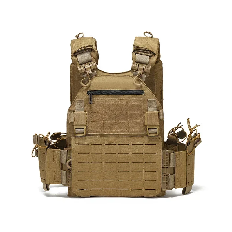 Tactical Plate Carrier Vest Quick Release - qqi Rompi Taktis Lepas Cepat untuk