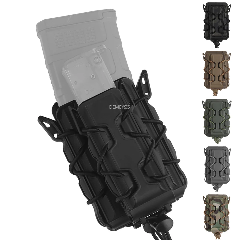 Molle Mag Pouch Double Magazine 5.56 9Mm - MOLLE tempat Mag ganda taktis 5.56