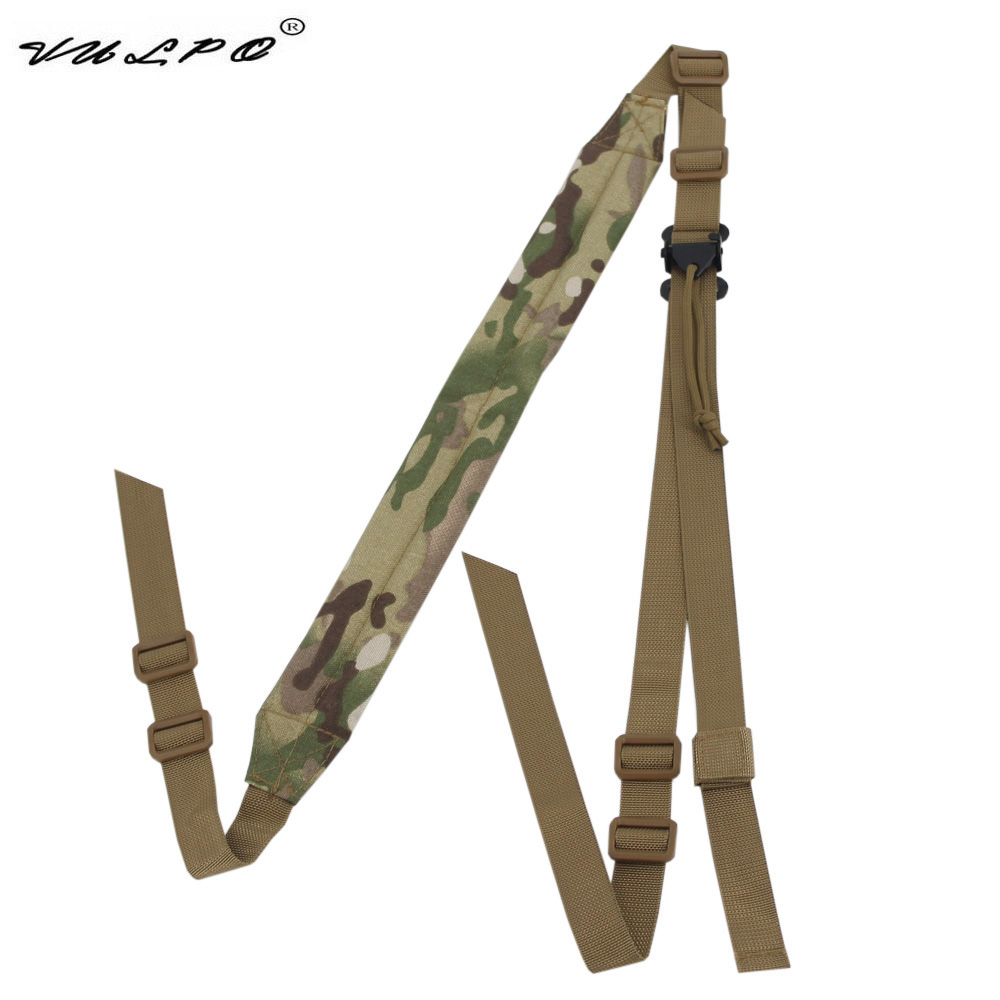 Tactical Sling 2 Point Quick Adjust Rifle - VULPO Selempang Senapan Taktis 2 Titik,