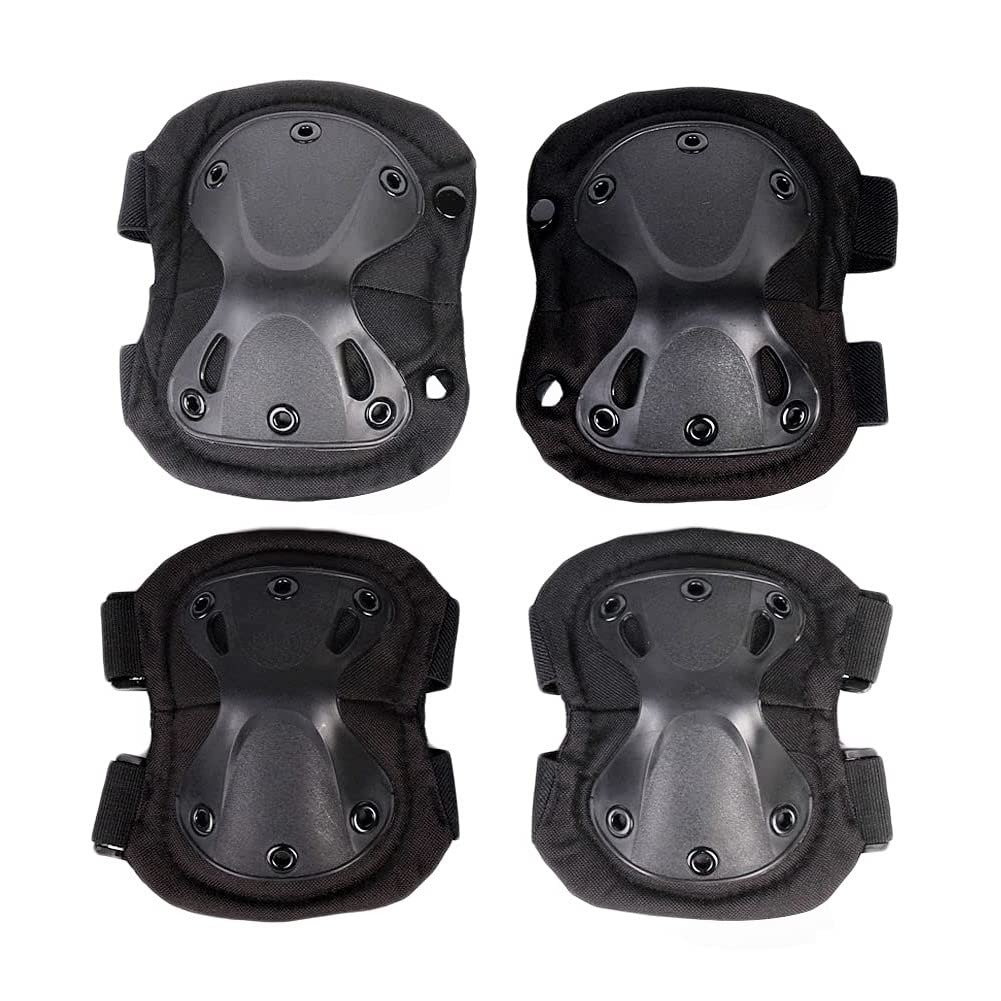 Combat Knee Pads Elbow Pads Set Military - 4pcs Set Pelindung Lutut Siku Taktis