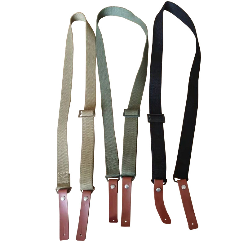 Tactical Sling 2 Point Quick Adjust Rifle - Tali Senapan Taktis AK Airsoft Kulit,