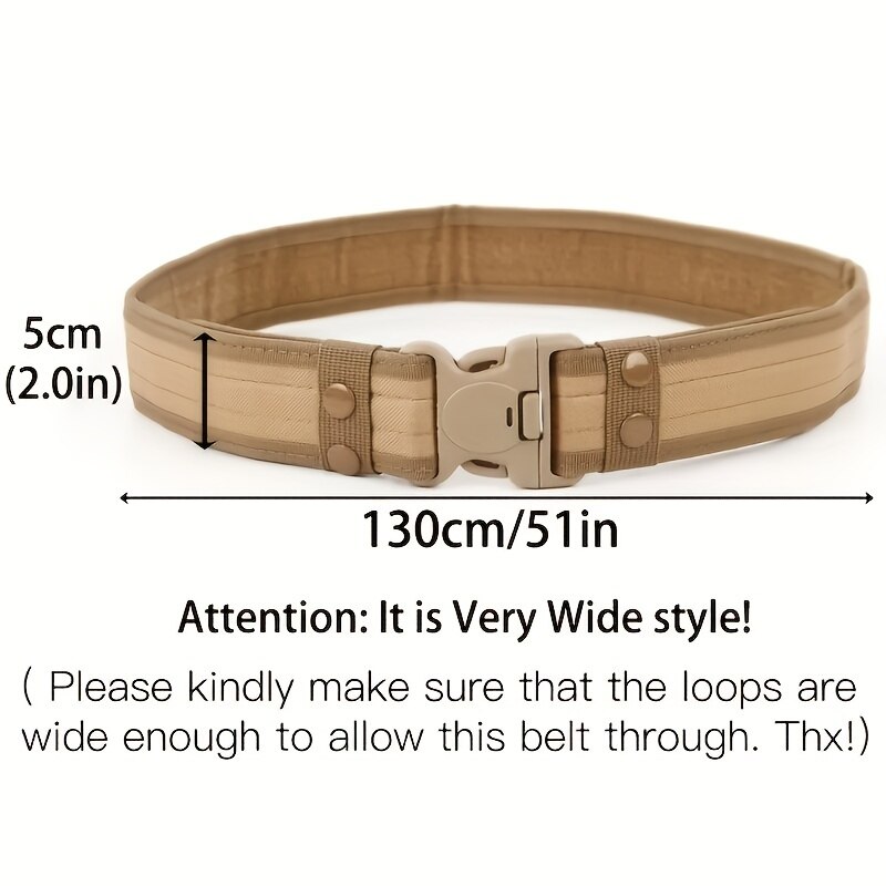 Sabuk Taktis Kamuflase Sabuk M - Tactical Combat Belt Quick Release Buckle ulasan dan harga
