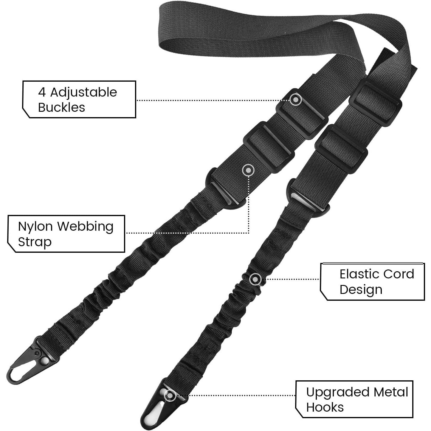 Tali bahu taktis dua titik sel - Tactical Sling 2 Point Quick Adjust Rifle ulasan dan harga