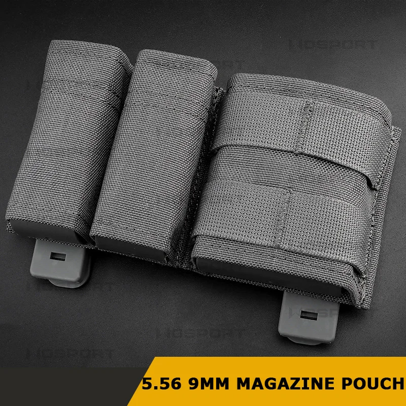 Kantong Magazen Taktis 9mm unt - Molle Mag Pouch Double Magazine 5.56 9Mm ulasan dan harga