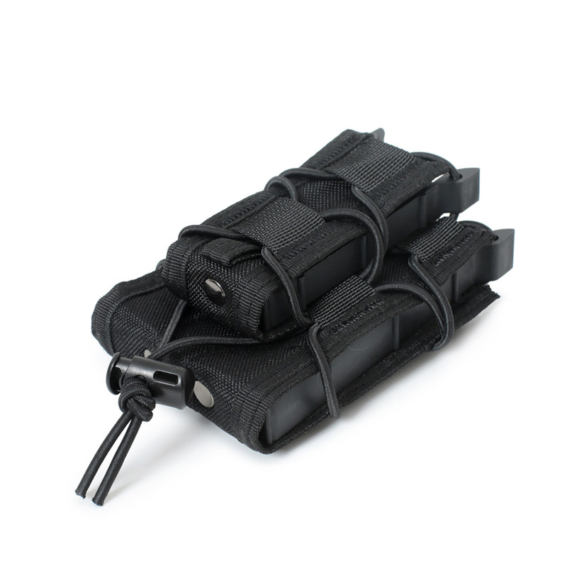 5.56 9mm Kantong Majalah Molle - Molle Mag Pouch Double Magazine 5.56 9Mm ulasan dan harga