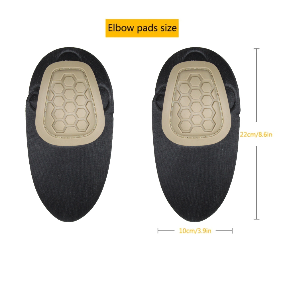 4 buah/set bantalan pelindung  - Combat Knee Pads Elbow Pads Set Military ulasan dan harga