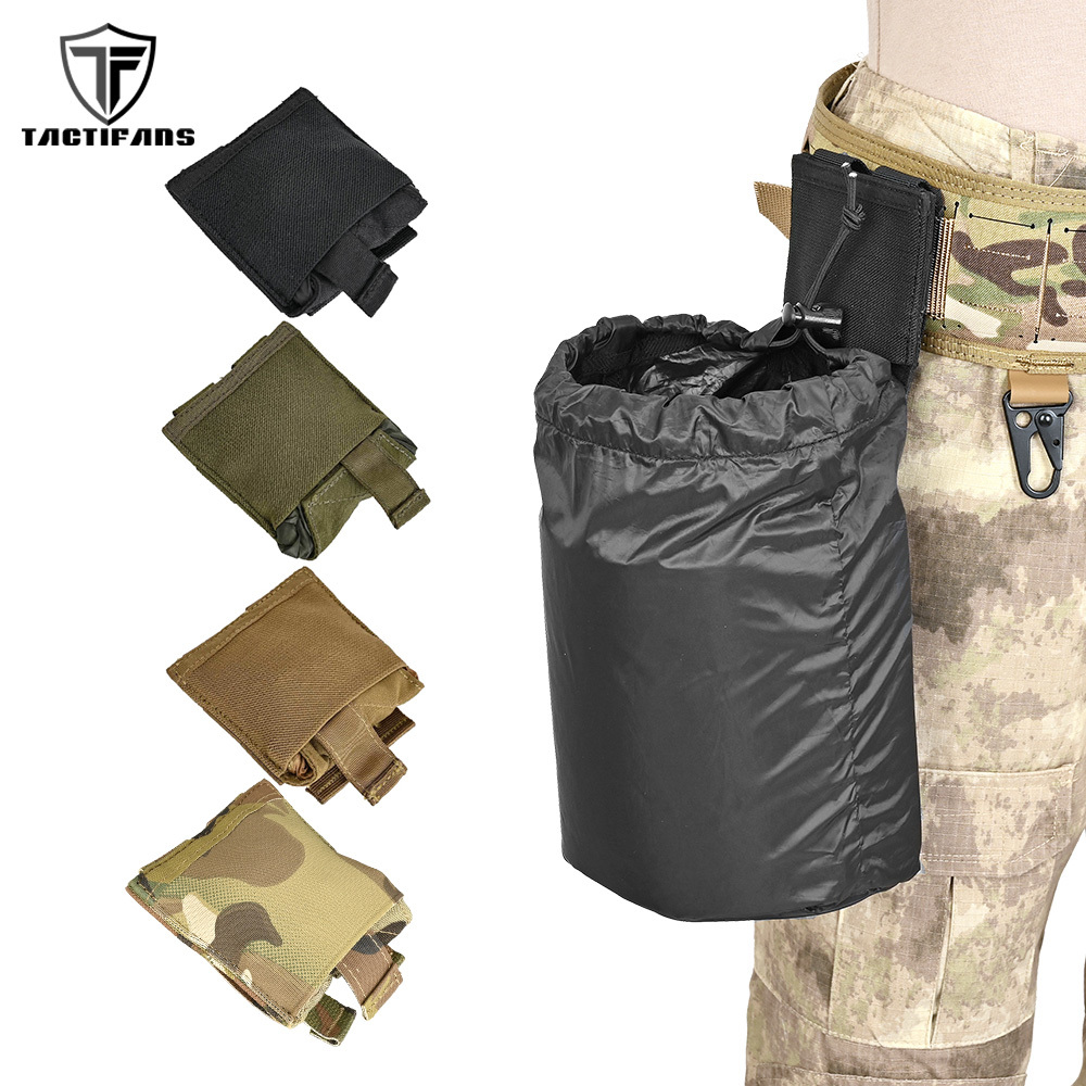 Tas berburu pasang sabuk tugas - Tactical Dump Pouch Foldable Drop Bag ulasan dan harga