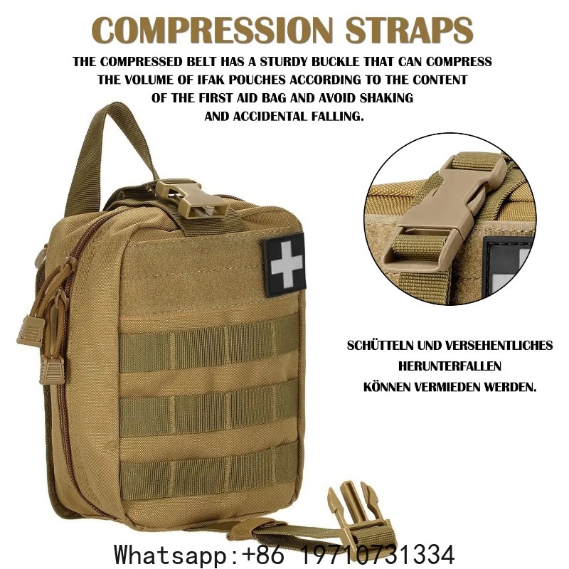 Tas P3K Kosong Molle Ifak Pouc - Tactical Med Kit Pouch Ifak Rip Away ulasan dan harga