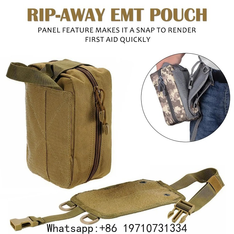 Tas P3K Kosong Molle Ifak Pouc - Tactical Med Kit Pouch Ifak Rip Away ulasan dan harga