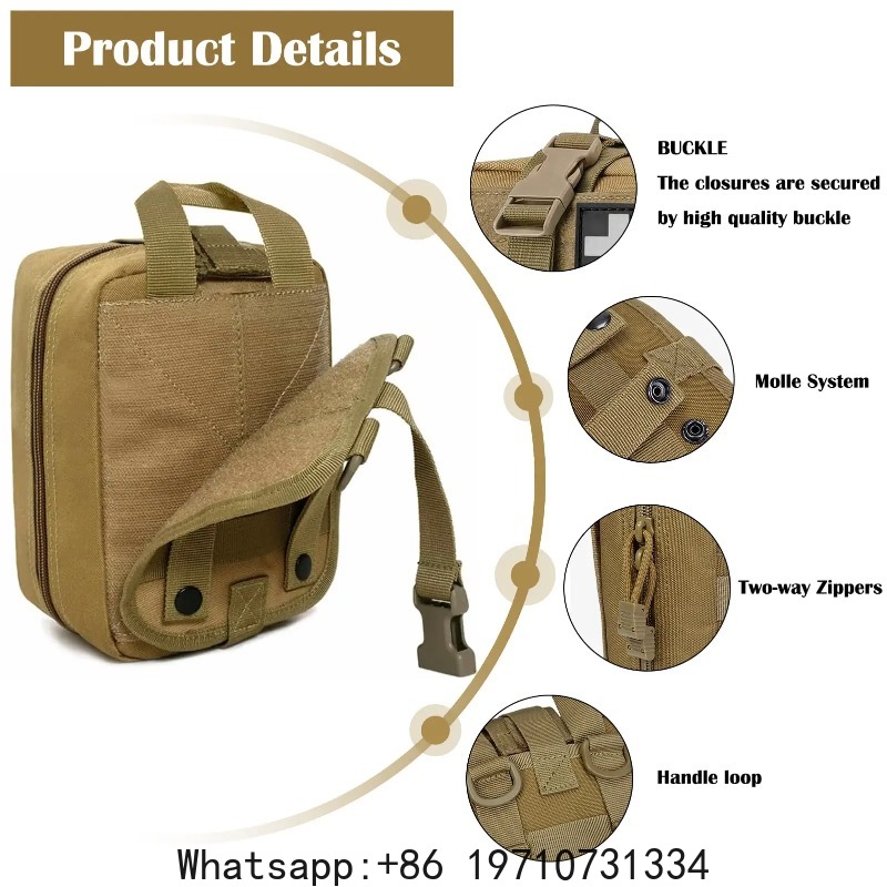 Tas P3K Kosong Molle Ifak Pouc - Tactical Med Kit Pouch Ifak Rip Away ulasan dan harga
