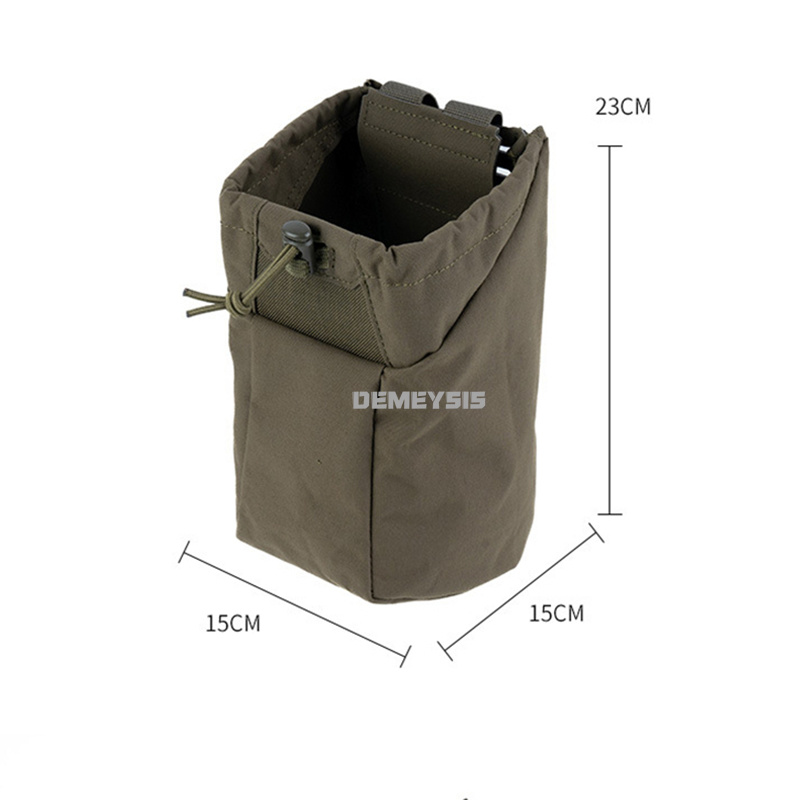 Tas Dump Lipat Taktis MOLLE, T - Tactical Dump Pouch Foldable Drop Bag ulasan dan harga