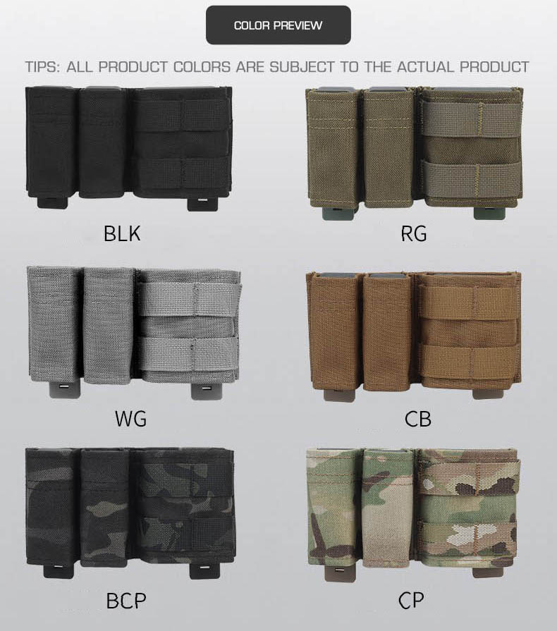Kantong Majalah Taktis MOLLE 9 - Molle Mag Pouch Double Magazine 5.56 9Mm ulasan dan harga