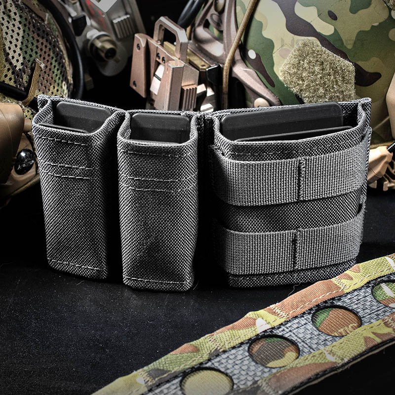 Kantong Majalah Taktis MOLLE 9 - Molle Mag Pouch Double Magazine 5.56 9Mm ulasan dan harga