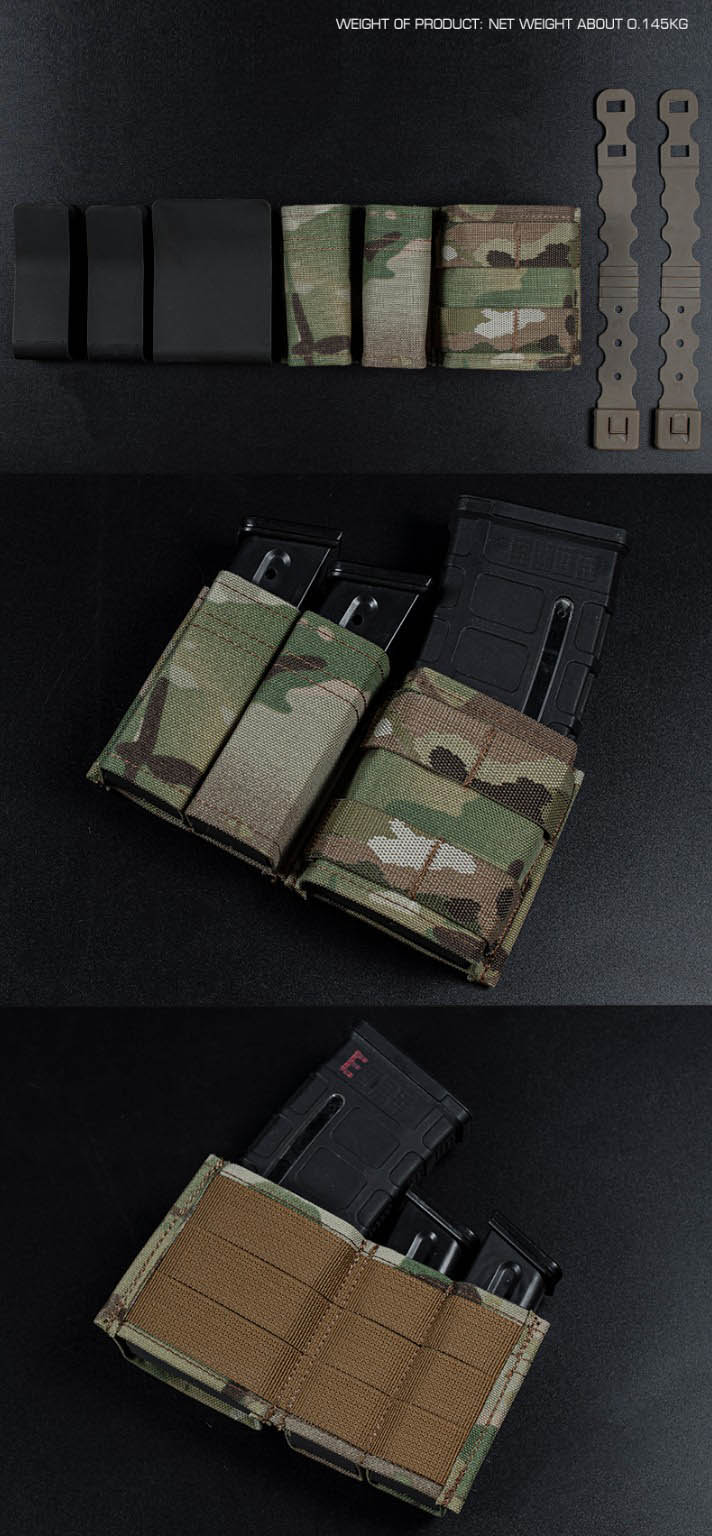 Kantong Majalah Taktis MOLLE 9 - Molle Mag Pouch Double Magazine 5.56 9Mm ulasan dan harga