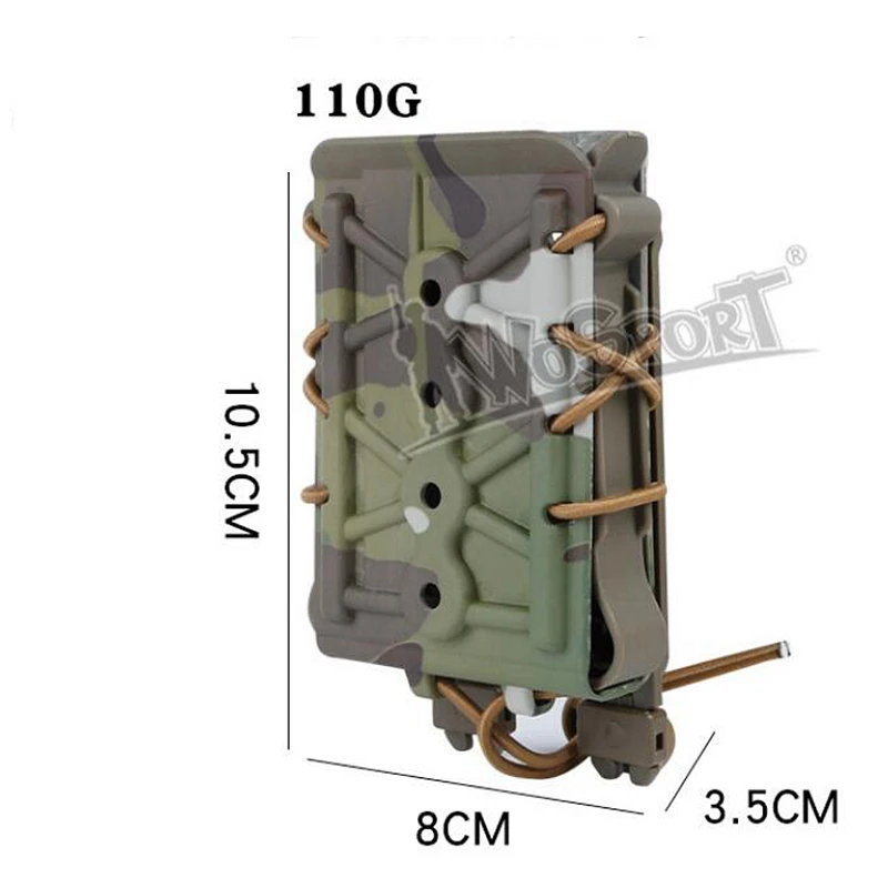 Kantong majalah Molle Taktis 9 - Molle Mag Pouch Double Magazine 5.56 9Mm ulasan dan harga