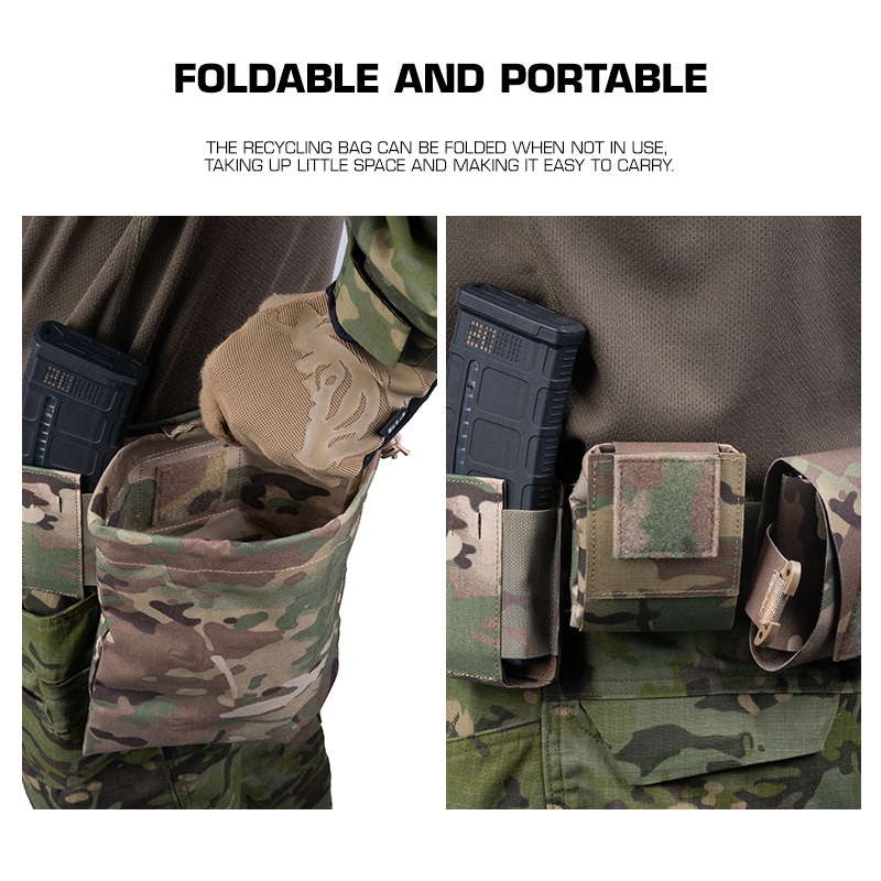 Kantong Lipat Taktis untuk Men - Tactical Dump Pouch Foldable Drop Bag ulasan dan harga