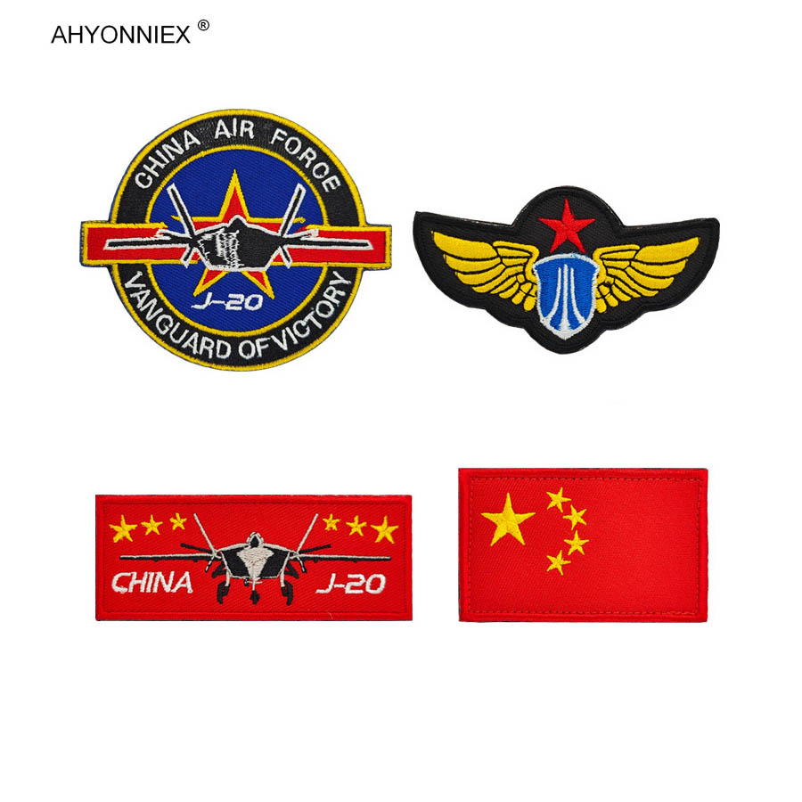 1 Buah Kain 3D Tiongkok J20 De - Patch Morale Tactical Military Hook Loop ulasan dan harga