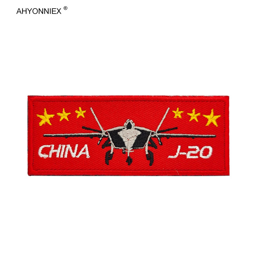 1 Buah Kain 3D Tiongkok J20 De - Patch Morale Tactical Military Hook Loop ulasan dan harga