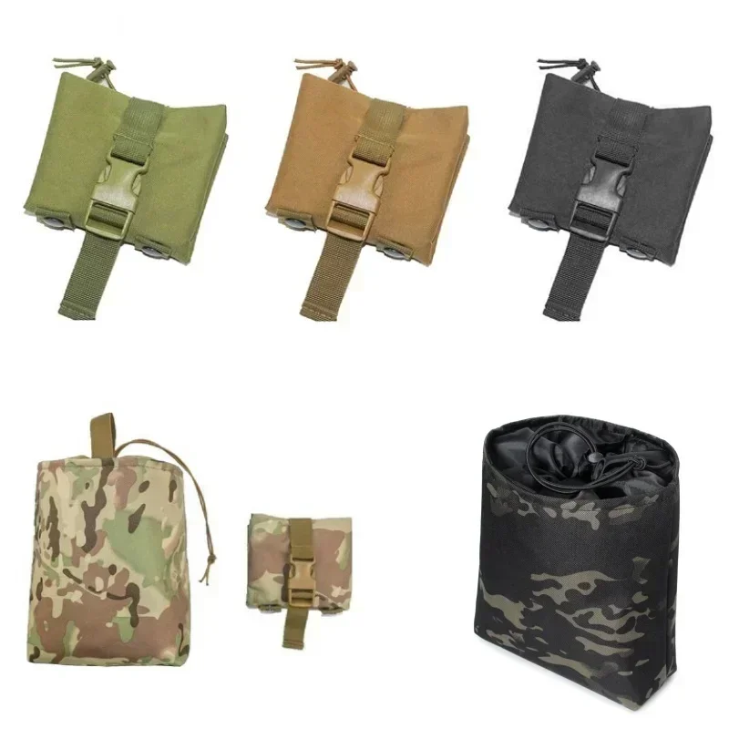 Tas Pinggang Kecil Lipat Molle - Tactical Dump Pouch Foldable Drop Bag ulasan dan harga