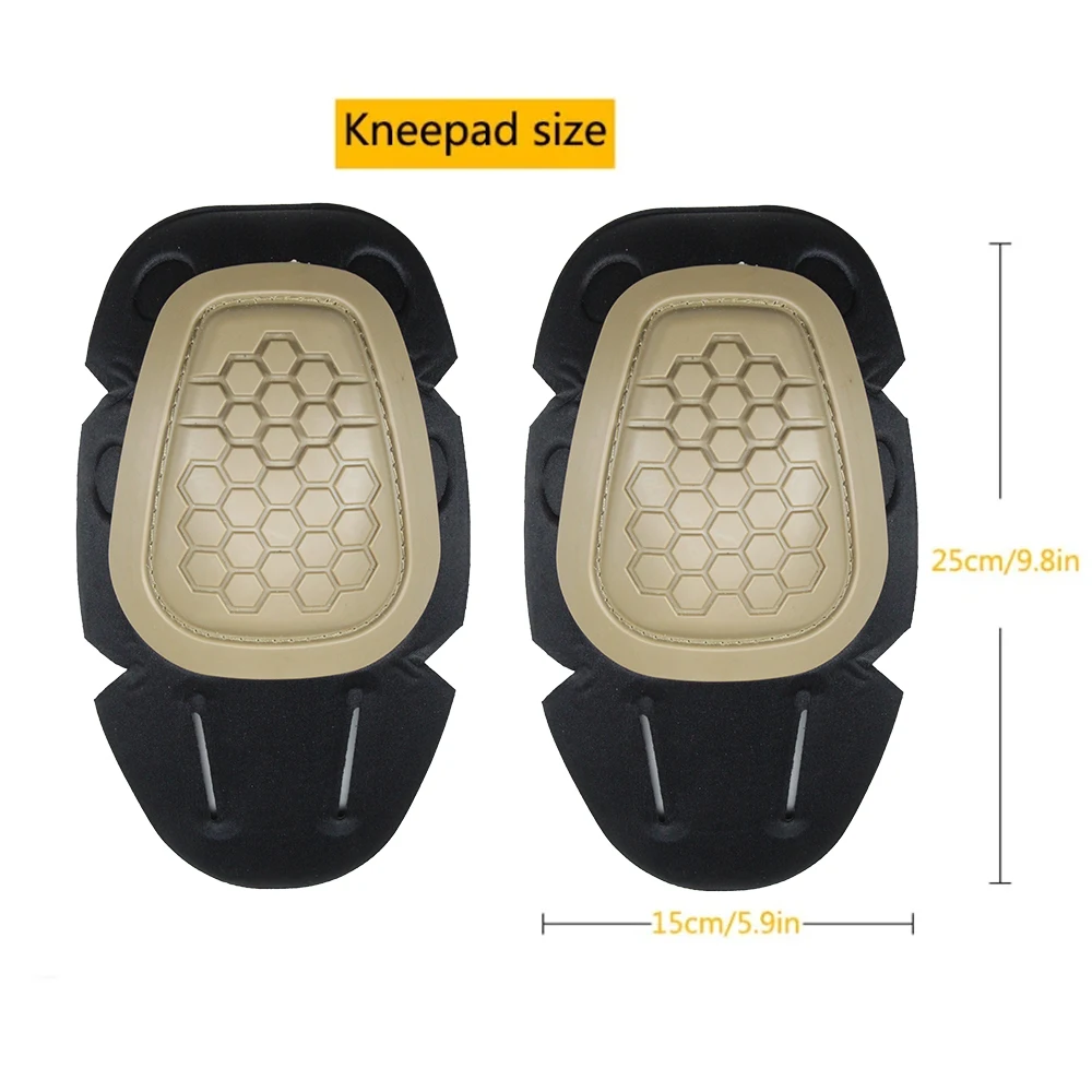 4 buah/Set Set bantalan pelind - Combat Knee Pads Elbow Pads Set Military ulasan dan harga