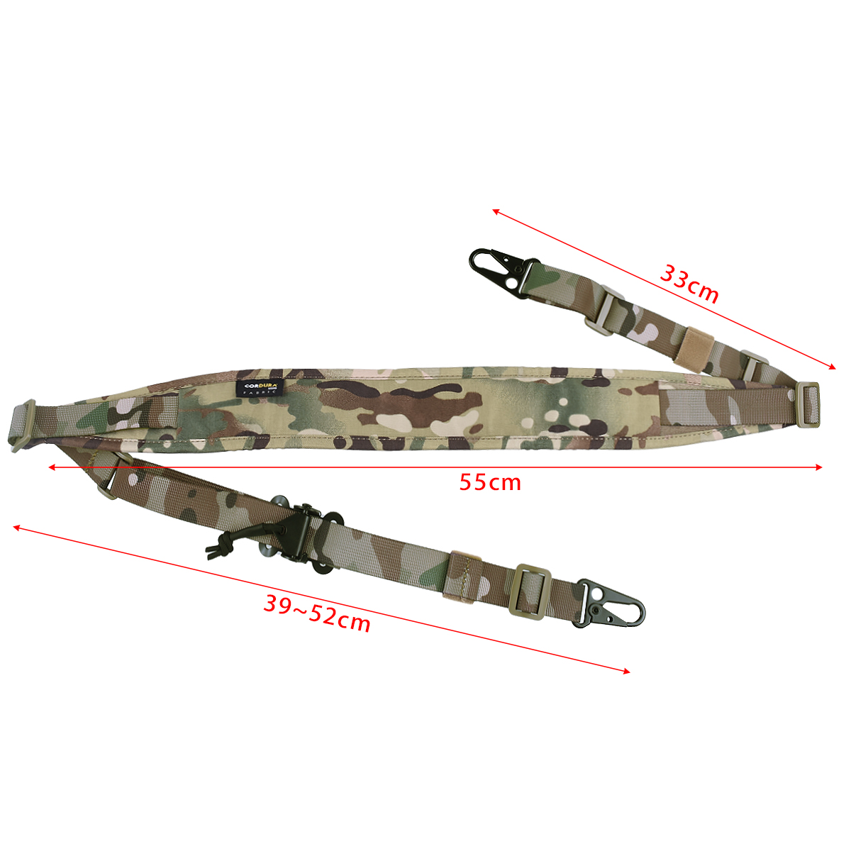 Tali Selempang Senapan Taktis  - Tactical Sling 2 Point Quick Adjust Rifle ulasan dan harga