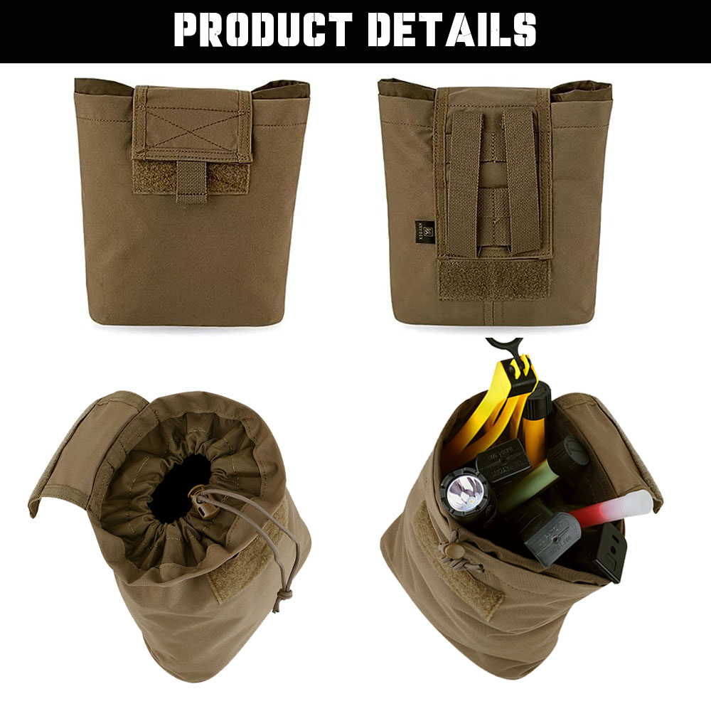KRYDEX tas pinggang taktis MOL - Tactical Dump Pouch Foldable Drop Bag ulasan dan harga