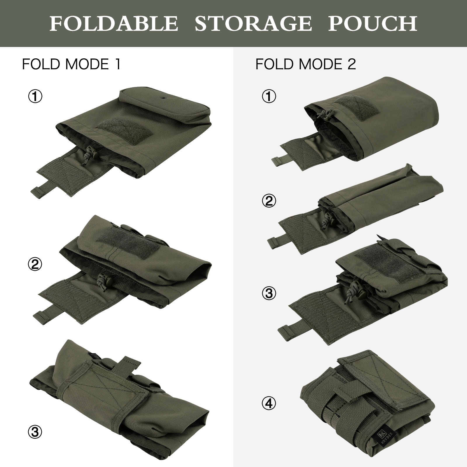 KRYDEX tas pinggang taktis MOL - Tactical Dump Pouch Foldable Drop Bag ulasan dan harga