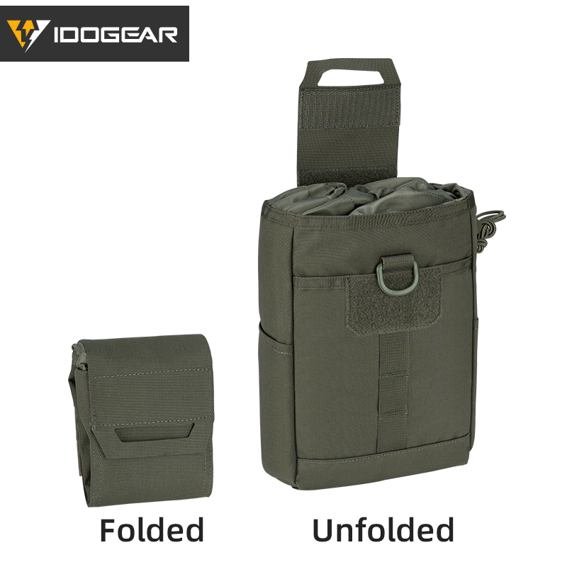 IDOGEAR Kantong Sampah Taktis  - Tactical Dump Pouch Foldable Drop Bag ulasan dan harga