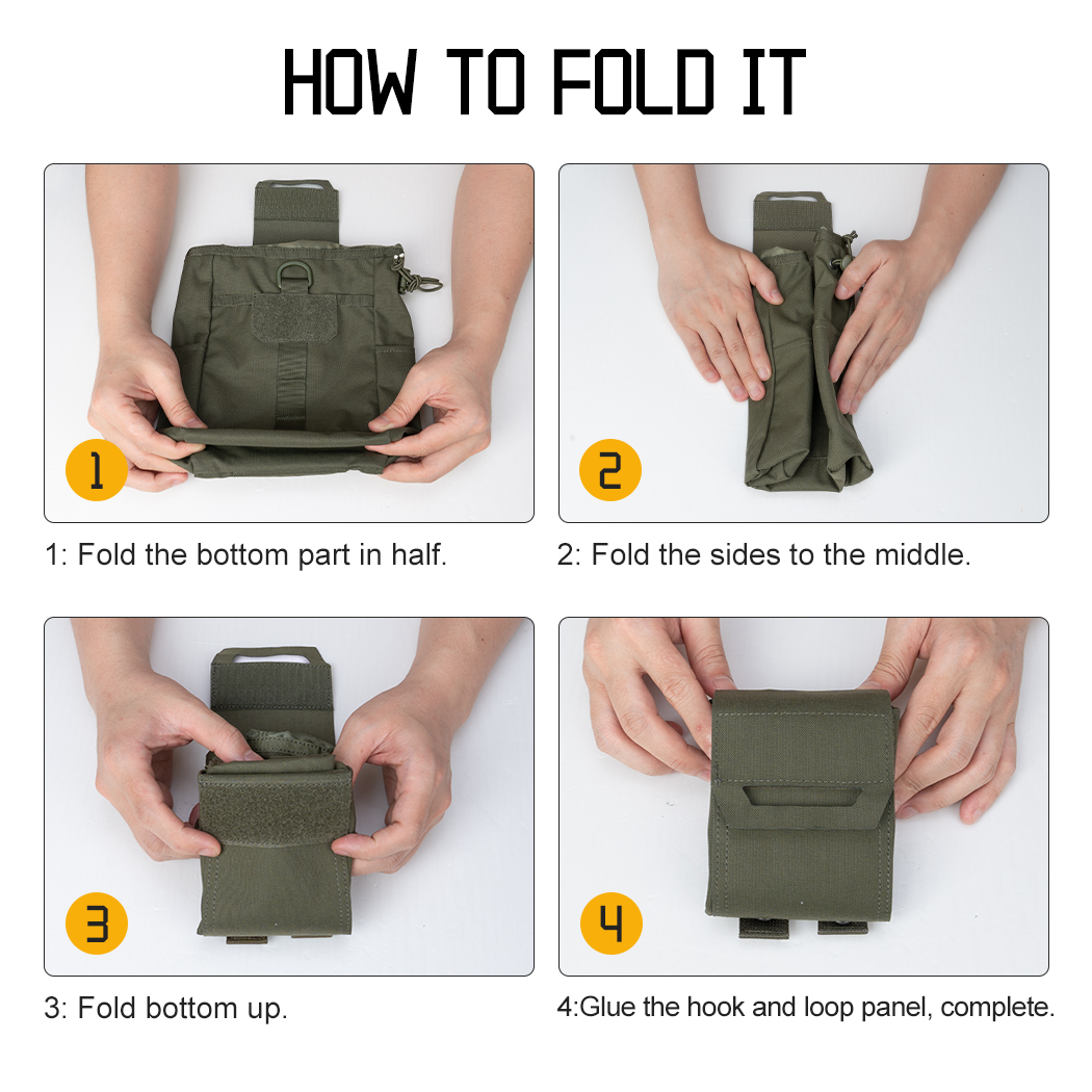 IDOGEAR Kantong Sampah Taktis  - Tactical Dump Pouch Foldable Drop Bag ulasan dan harga