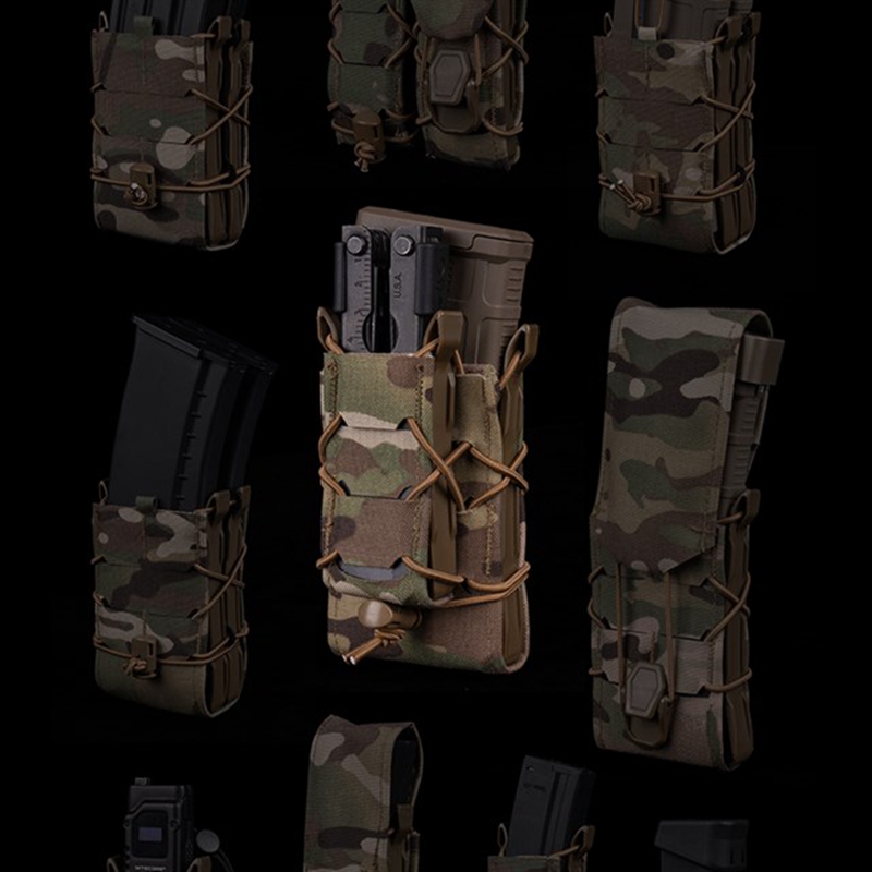 Kantong Majalah Ganda 5.56 + 9 - Molle Mag Pouch Double Magazine 5.56 9Mm ulasan dan harga