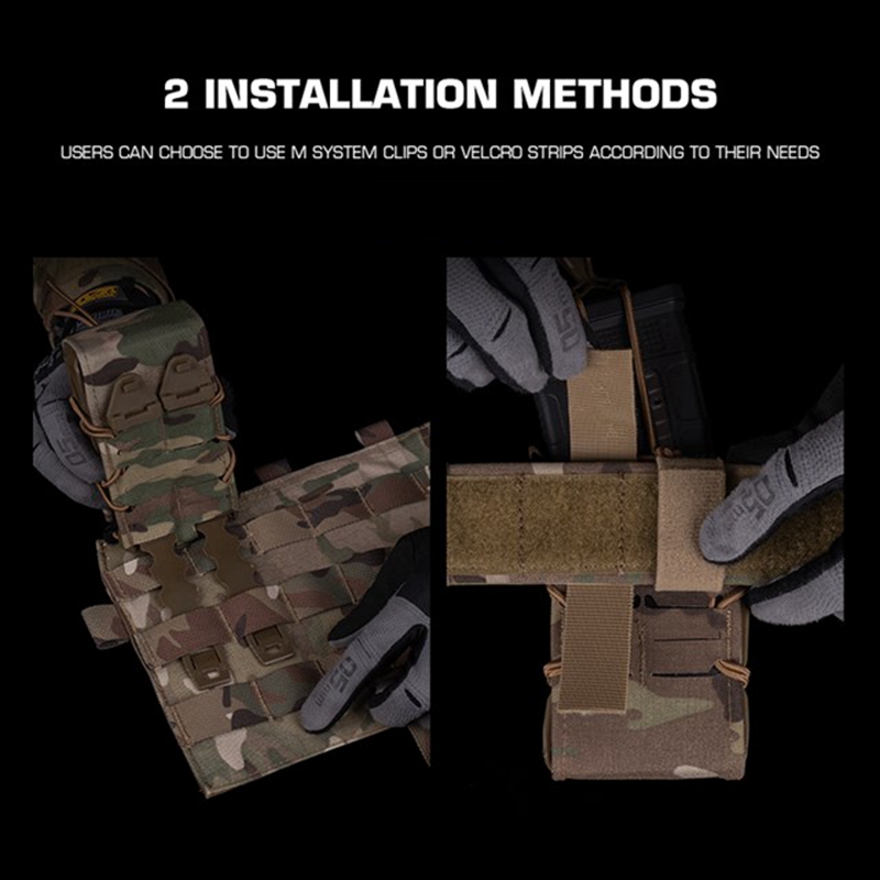 Kantong Majalah Ganda 5.56 + 9 - Molle Mag Pouch Double Magazine 5.56 9Mm ulasan dan harga