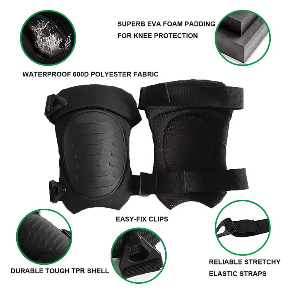 Bantalan pelindung lutut dan s - Combat Knee Pads Elbow Pads Set Military ulasan dan harga