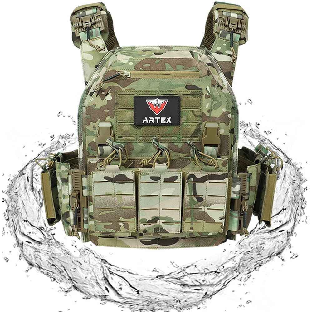 Rompi taktis pembawa pelat hij - Tactical Plate Carrier Vest Quick Release ulasan dan harga