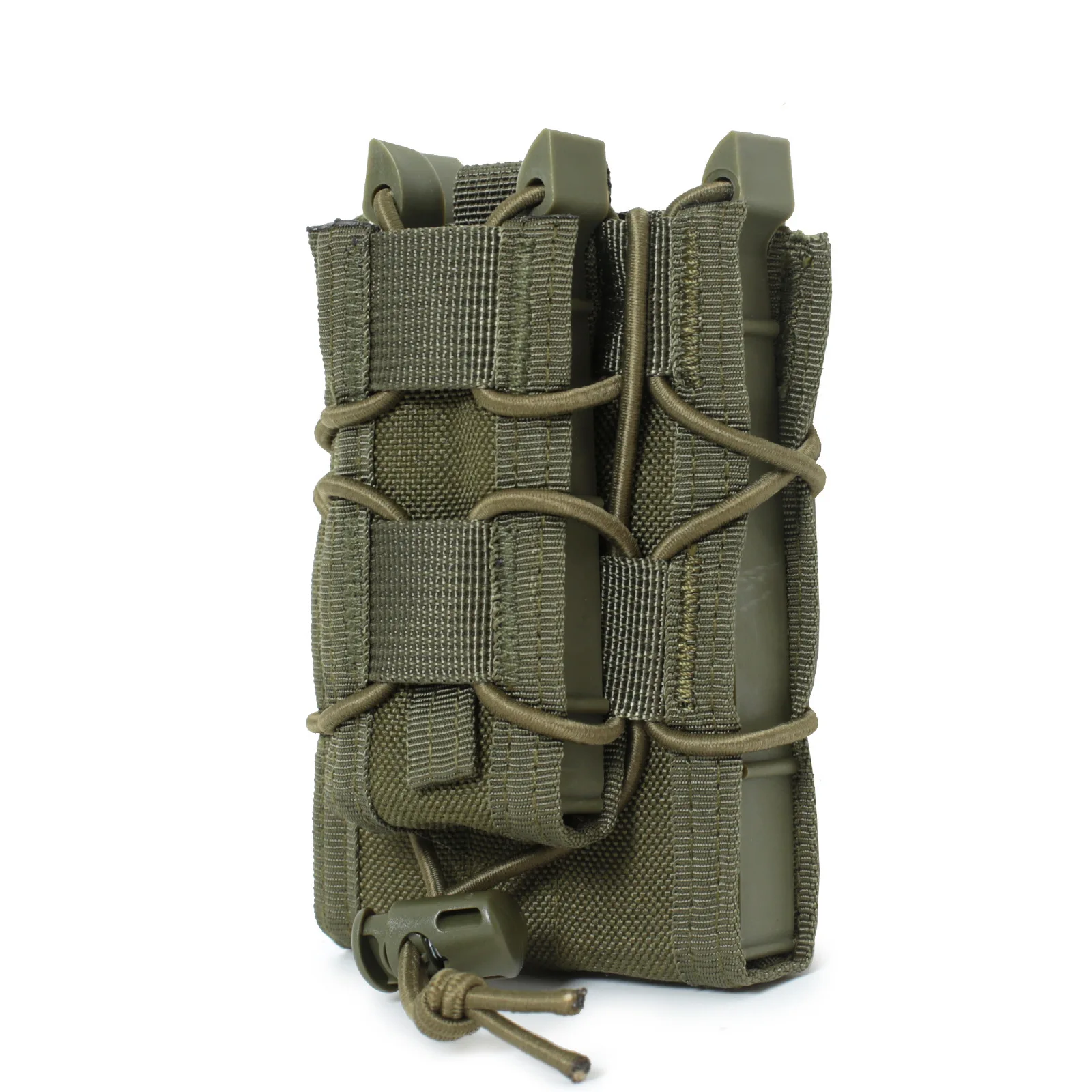 5.56 9mm Kantong Magazen Molle - Molle Mag Pouch Double Magazine 5.56 9Mm ulasan dan harga