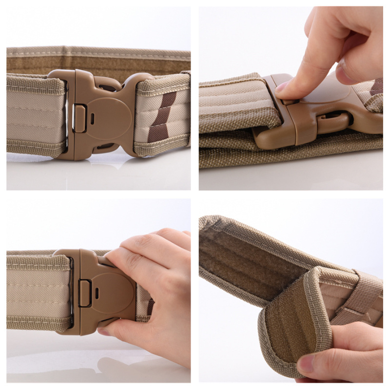 Sabuk Tempur Gaya Tentara Sabu - Tactical Combat Belt Quick Release Buckle ulasan dan harga