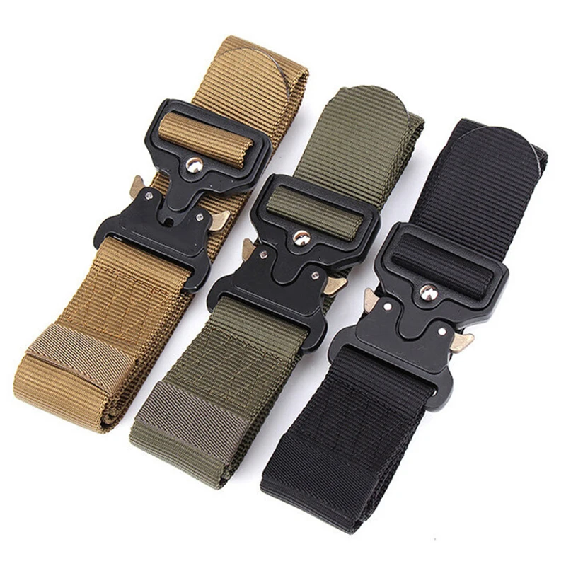 Sabuk Pria Tentara Luar Ruanga - Tactical Combat Belt Quick Release Buckle ulasan dan harga