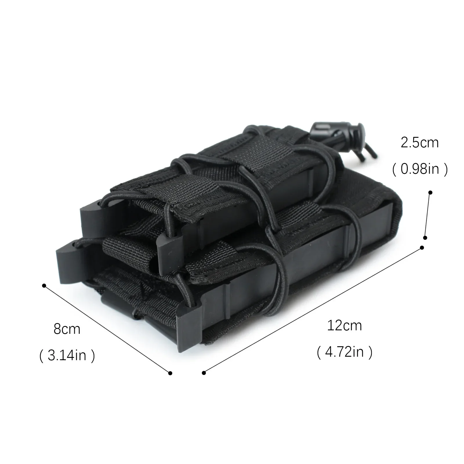 7U 5.56 9mm Kantong Magazen Mo - Molle Mag Pouch Double Magazine 5.56 9Mm ulasan dan harga