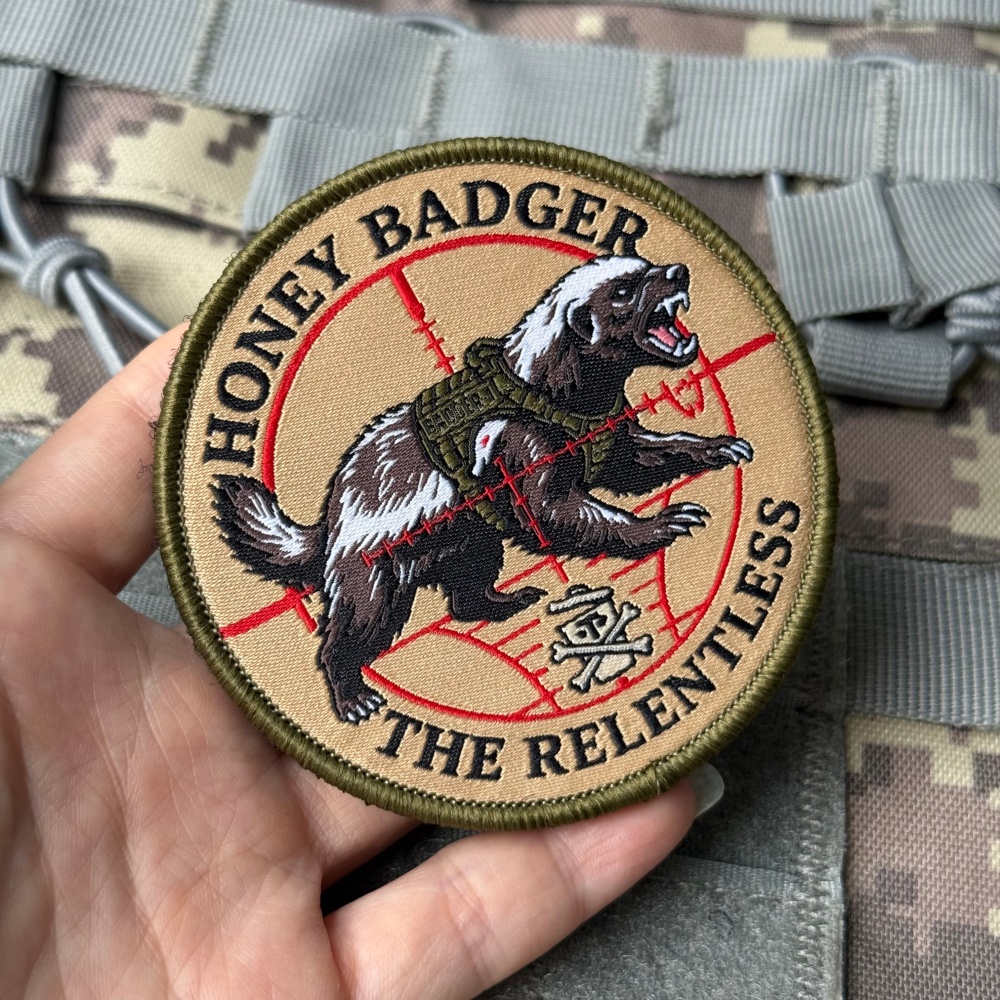 Honey Badger Sniper Lencana Mo - Patch Morale Tactical Military Hook Loop ulasan dan harga