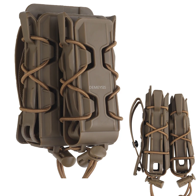 Pistol Molle 5.56 9mm taktis,  - Molle Mag Pouch Double Magazine 5.56 9Mm ulasan dan harga