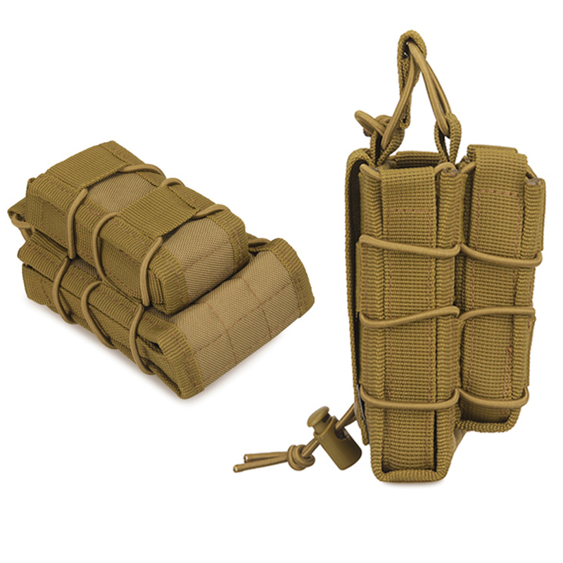 5.56 9mm kantong majalah AK AR - Molle Mag Pouch Double Magazine 5.56 9Mm ulasan dan harga